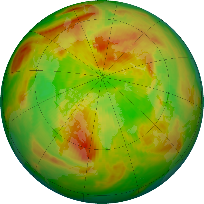 Arctic ozone map for 26 May 1981